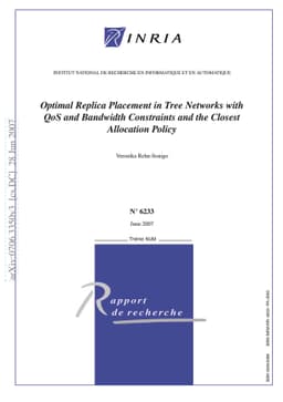 Optimal Replica Placement in Tree Networks with QoS and Bandwidth
  Constraints and the Closest Allocation Policy