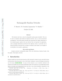 Exchangeable Random Networks