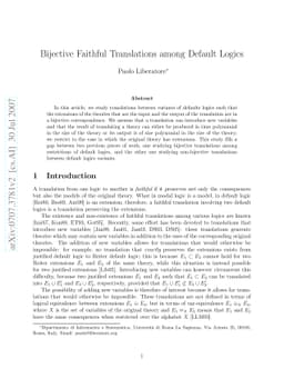 Bijective Faithful Translations among Default Logics