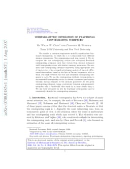 Semiparametric estimation of fractional cointegrating subspaces