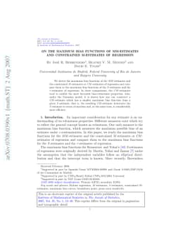 On the maximum bias functions of MM-estimates and constrained
  M-estimates of regression