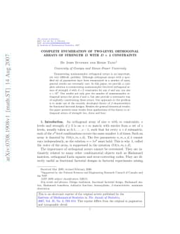 Complete enumeration of two-Level orthogonal arrays of strength $d$ with
  $d+2$ constraints