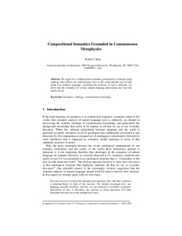 Compositional Semantics Grounded in Commonsense Metaphysics