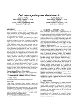 Oral messages improve visual search