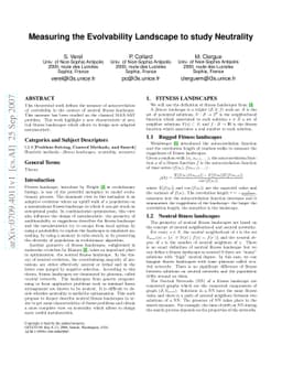 Measuring the Evolvability Landscape to study Neutrality