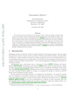 Nonuniform Bribery