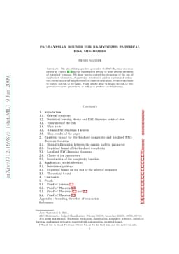 PAC-Bayesian Bounds for Randomized Empirical Risk Minimizers