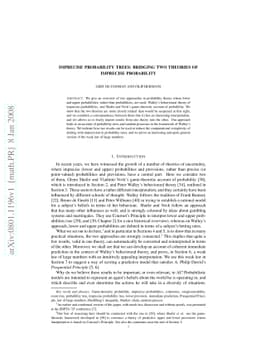 Imprecise probability trees: Bridging two theories of imprecise
  probability