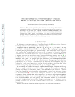 Zero-knowledge authentication schemes from actions on graphs, groups, or
  rings