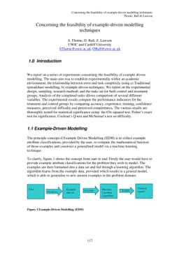 Concerning the Feasibility of Example-driven Modelling Techniques
