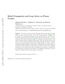 Belief Propagation and Loop Series on Planar Graphs
