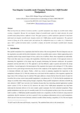 Non-Singular Assembly-mode Changing Motions for 3-RPR Parallel
  Manipulators
