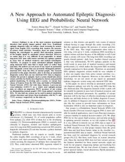 A New Approach to Automated Epileptic Diagnosis Using EEG and
  Probabilistic Neural Network