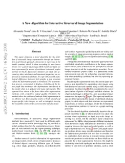 A New Algorithm for Interactive Structural Image Segmentation