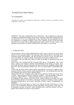 Toward Fuzzy block theory