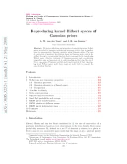 Reproducing kernel Hilbert spaces of Gaussian priors