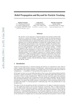 Belief Propagation and Beyond for Particle Tracking