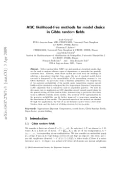 ABC likelihood-freee methods for model choice in Gibbs random fields