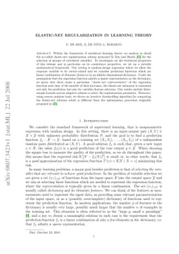 Elastic-Net Regularization in Learning Theory