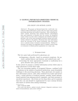 A global physician-oriented medical information system