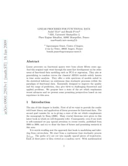 Linear Processes for Functional Data