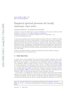 Empirical spectral processes for locally stationary time series