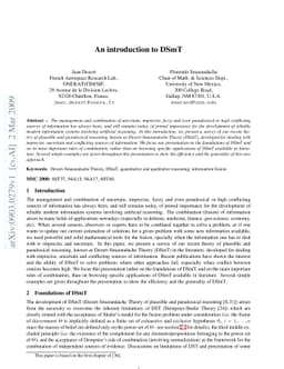 An introduction to DSmT