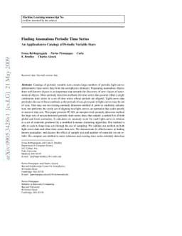 Finding Anomalous Periodic Time Series: An Application to Catalogs of
  Periodic Variable Stars