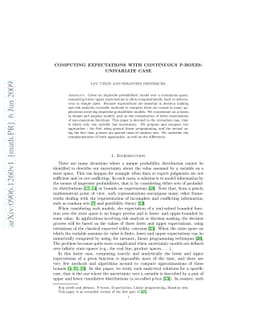 Computing Expectations with Continuous P-Boxes: Univariate Case
