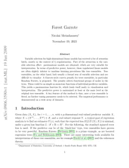 Forest Garrote