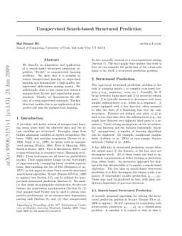 Unsupervised Search-based Structured Prediction