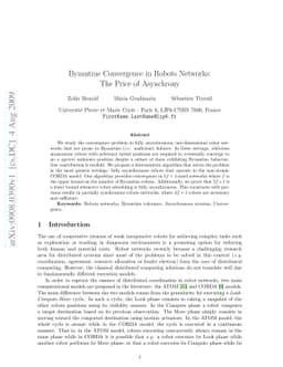 Byzantine Convergence in Robots Networks: The Price of Asynchrony