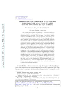 Tree-guided group lasso for multi-response regression with structured
  sparsity, with an application to eQTL mapping