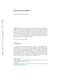 Extreme-Value Copulas
