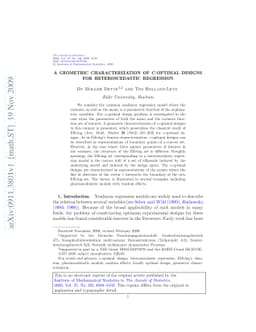 A geometric characterization of $c$-optimal designs for heteroscedastic
  regression