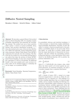 Diffusive Nested Sampling