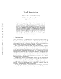 Graph Quantization