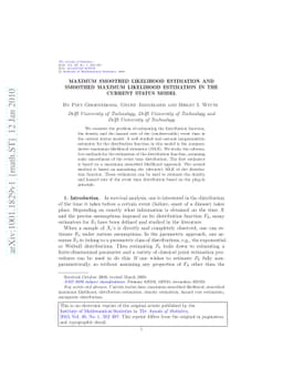 Maximum smoothed likelihood estimation and smoothed maximum likelihood
  estimation in the current status model