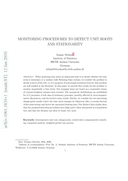 Monitoring Procedures to Detect Unit Roots and Stationarity