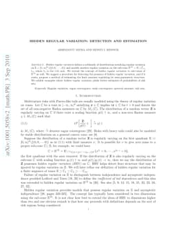 Hidden Regular Variation: Detection and Estimation