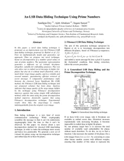 An LSB Data Hiding Technique Using Prime Numbers