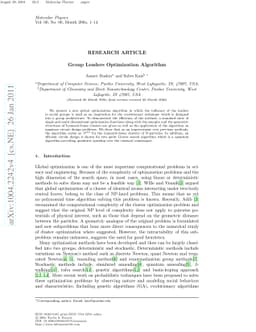 Group Leaders Optimization Algorithm