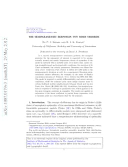 The semiparametric Bernstein-von Mises theorem