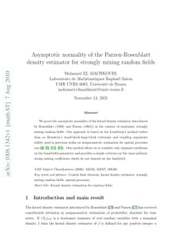 Asymptotic normality of the Parzen-Rosenblatt density estimator for
  strongly mixing random fields