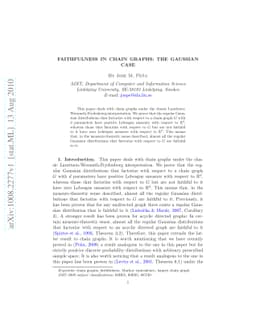 Faithfulness in Chain Graphs: The Gaussian Case