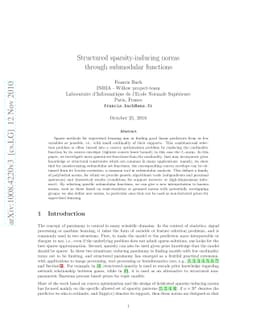 Structured sparsity-inducing norms through submodular functions