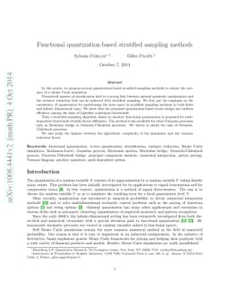 Functional quantization-based stratified sampling methods