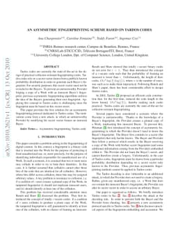An Asymmetric Fingerprinting Scheme based on Tardos Codes
