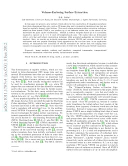 Volume-Enclosing Surface Extraction