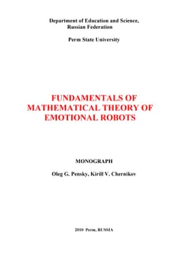 Fundamentals of Mathematical Theory of Emotional Robots